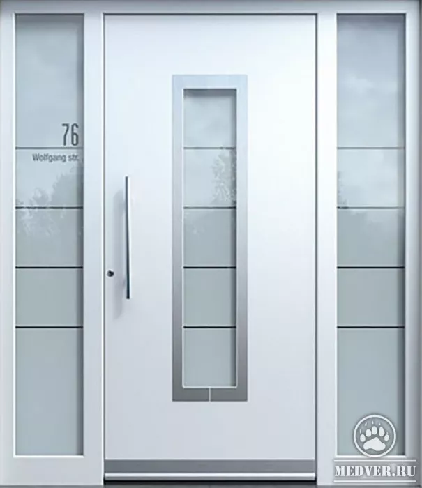 Тамбурная дверь со стеклом-33