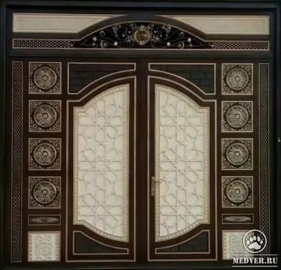 Алюминиевая тамбурная дверь-43