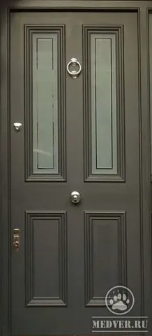 Металлическая дверь из массива сосны-172